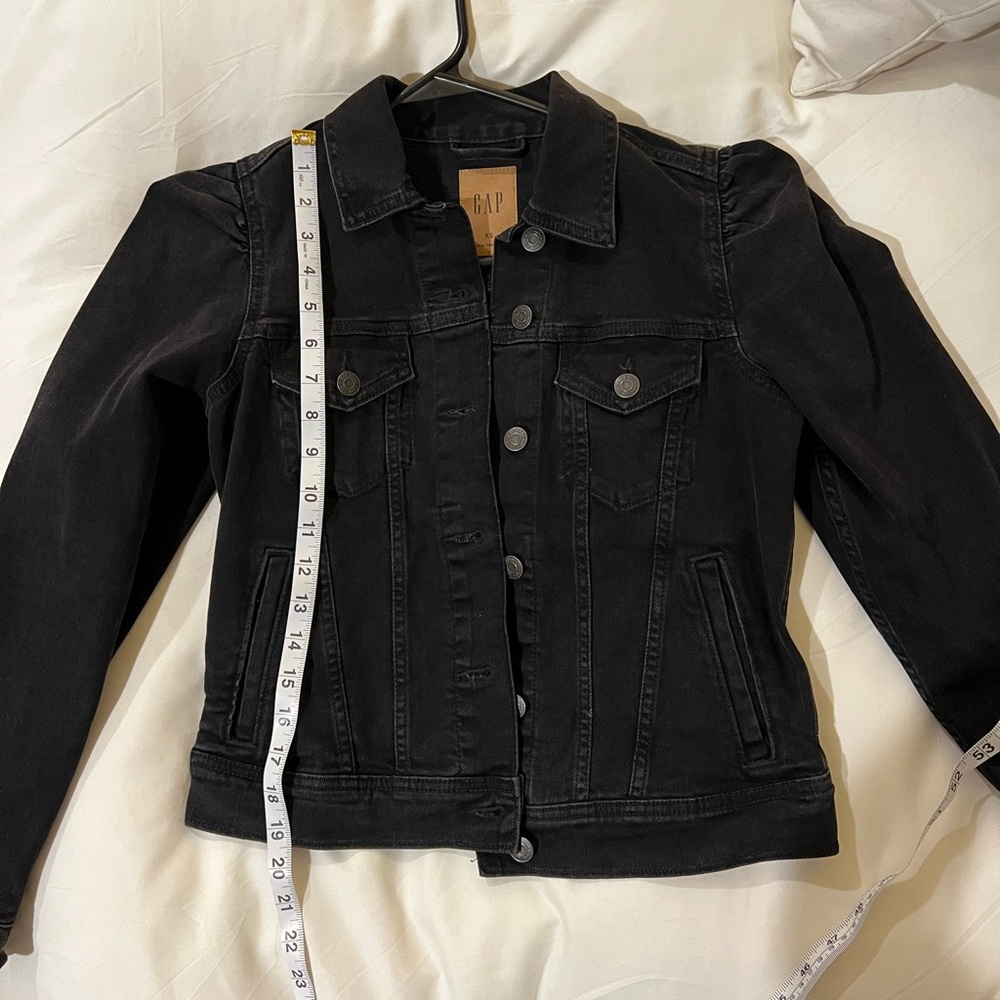 GAP Women's Black Denim Jacket - Picture 4 of 4